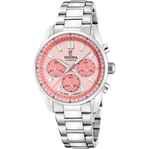 Festina Armbanduhr, Edelstahl, Rosa F20753/4 Unisex...