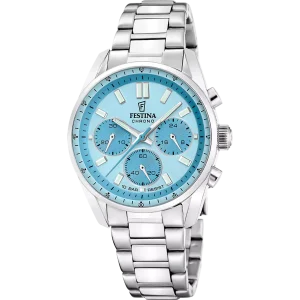 Festina Armbanduhr, Edelstahl, Blau F20753/2 Unisex...