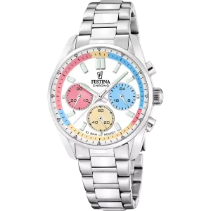 Festina Armbanduhr, Edelstahl, Multi F20753/6 Unisex...