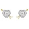 Swarovski Idyllia Ohrstecker 5737298 Verschiedene Schliffe, Herz mit Pfeil, Weiß, Metallmix