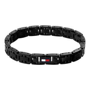 Tommy Hilfiger Armband Herren 2790717 Edelstahl Schwarz