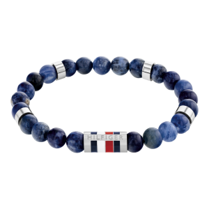 Tommy Hilfiger Armband Herren 2790711 Sodalith Edelstahl...