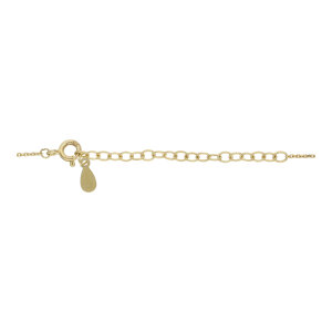 Y-Collier Kreuzanhänger Damen 925 Silber vergoldet...