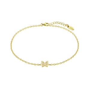 Lotus Silver Armband Schmetterling Goldplattiert,...