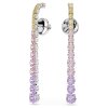 Swarovski Ohrringe Matrix Drop-Ohrhänger Rundschliffe im Farbverlauf, Mehrfarbig, Rhodiniert 5751195