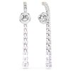 Swarovski Ohrringe Matrix Drop-Ohrhänger Rundschliffe im Farbverlauf, Mehrfarbig, Rhodiniert 5751195