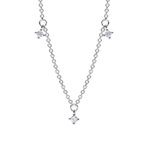 Mabina Collier Silber 925 Labor Diamant 553812