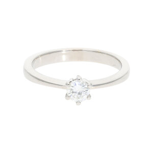 Verlobungsring 750 Weißgold Damen ca. 0,28 ct...