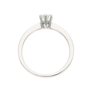 Verlobungsring 750 Weißgold Damen ca. 0,28 ct...