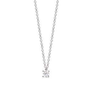 Mabina Halskette Silber 925 Labor Diamant Anhänger...