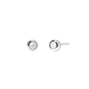 Mabina Ohrstecker Silber 925 Labor Diamant 563905 Rund