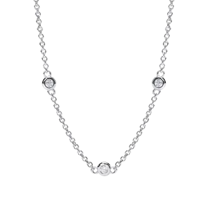 Mabina Collier Silber 925 Labor Diamant 553815