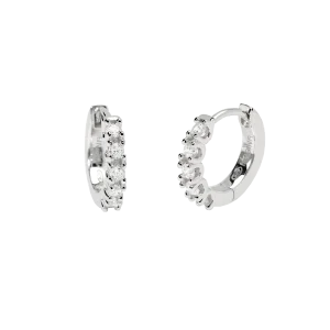 Mabina Creolen Silber 925 Labor Diamant 563904