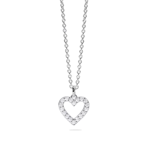 Mabina Halskette Silber 925 Labor Diamanten 553811 mit...