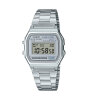 Casio Armbanduhr Unisex A158WEA-7EF Iconic, Edelstahl, Resin
