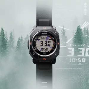 Casio Uhr Herren Pro Trek PRG-69-1ER Edelstahl, Resin,...