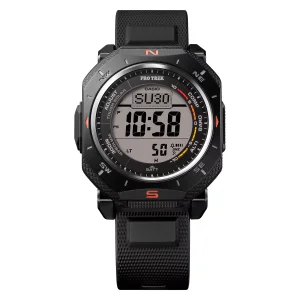 Casio Uhr Herren Pro Trek PRG-69-1ER Edelstahl, Resin, Schwarz