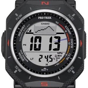 Casio Uhr Herren Pro Trek PRG-69-1ER Edelstahl, Resin, Schwarz