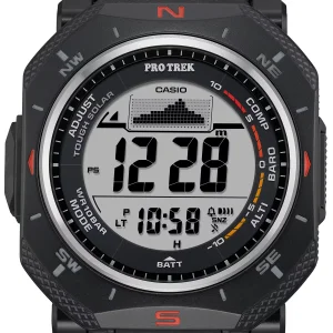 Casio Uhr Herren Pro Trek PRG-69-1ER Edelstahl, Resin, Schwarz