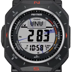 Casio Uhr Herren Pro Trek PRG-69-1ER Edelstahl, Resin, Schwarz