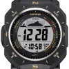Casio Uhr Herren Pro Trek PRG-69B-1ER Edelstahl, Resin, Schwarz, Gelb