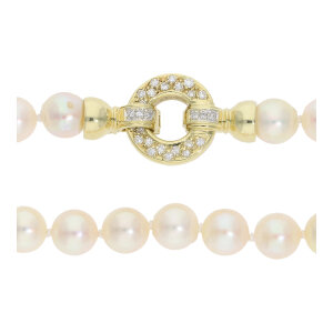 Perlenkette mit Verschluss Gold 585 sehr Apart Second...