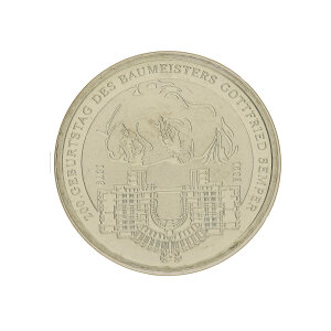 Silbermünze 18 Gramm Silber 925 teil goldplattiert...