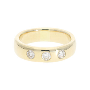 Goldring 585 Damen Brillanten ca. 0,60 ct massiv Second...