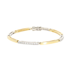 Diamant Armband Gold, Weißgold 750 Second Hand...