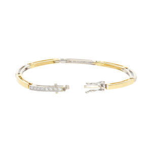 Diamant Armband Gold, Weißgold 750 Second Hand...