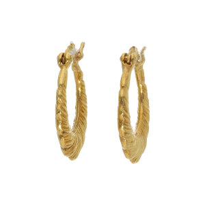 Leichte Ohrringe Gold 333 Creolen Second Hand 25326262...