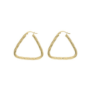 Gold Ohrringe 750 Creolen Second Hand 25326267 getragen...