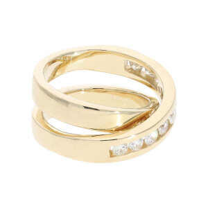 Damenring Diamanten Gold 585 Second Hand 25326272...