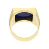 Herren Ring Gold 585 Lapislazuli gravierbar Second Hand 25326273 getragen wie neu