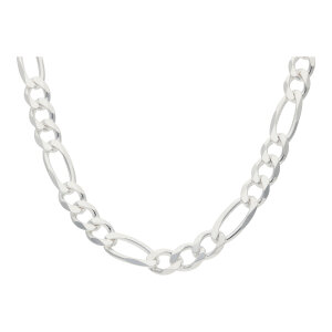 Figarokette Silber 925 diamantiert JL48-05-0139 JuwelmaLux