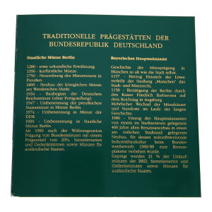 Silbermünzen Set "Zehn Jahre Deutsche Einheit" 5 Stück Gedenkmünzen 925 Silber 77,5 Gramm SM-2026-93