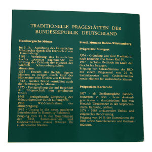 Silbermünzen Set "Zehn Jahre Deutsche Einheit" 5 Stück Gedenkmünzen 925 Silber 77,5 Gramm SM-2026-93