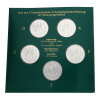 Silbermünzen Set "Zehn Jahre Deutsche Einheit" 5 Stück Gedenkmünzen 925 Silber 77,5 Gramm SM-2026-93
