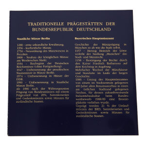 Silbermünzen Set "50 Jahre Bundesverfassungsgericht" 5 Stück Gedenkmünzen 925 Silber 77,5 Gramm SM-2026-96