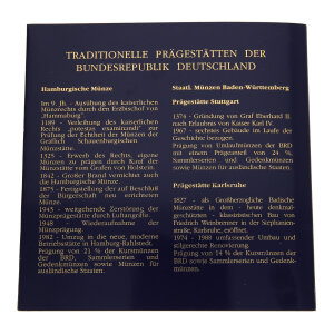 Silbermünzen Set "50 Jahre Bundesverfassungsgericht" 5 Stück Gedenkmünzen 925 Silber 77,5 Gramm SM-2026-96