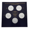 Silbermünzen Set "50 Jahre Bundesverfassungsgericht" 5 Stück Gedenkmünzen 925 Silber 77,5 Gramm SM-2026-96
