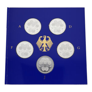 Silbermünzen Set "50 Jahre Deutsche Mark"...