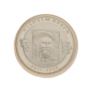 Silbermünze 18 Gramm  Silber 925 Wilhelm Busch...