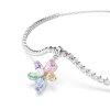 Ariana Grande x Swarovski Halsband 5749189 Verschiedene Schliffe, Blume, Mehrfarbig, Rhodiniert