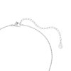 Ariana Grande x Swarovski Anhänger mit Kette 5755817 Rundschliff, Blume, Weiß, Rhodiniert