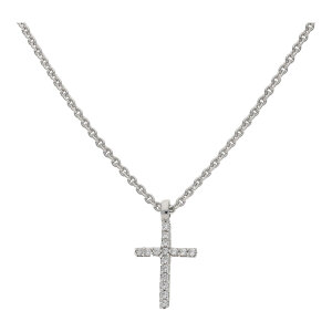 Damen Collier 925 Silber Kreuz JL16-05-0844 Rundanker...