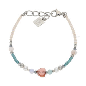 Coeur de Lion Armband Herz 6024/30-1919 Edelstahl,...