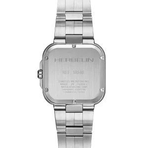 Herbelin Unisex Uhr Cap Caramat 14546B14 Edelstahl, Schwarz