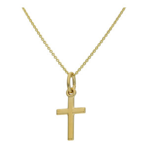 Kreuzanhänger Unisex 925 Silber JL16-02-0867 gold...