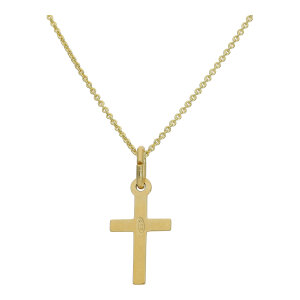Kreuzanhänger Unisex 925 Silber JL16-02-0867 gold...